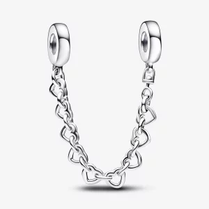 Chaîne de sûreté Cœurs Liés Pandora - 792274C00 (image pour) Chaîne de sûreté Cœurs Liés Pandora - 792274C00