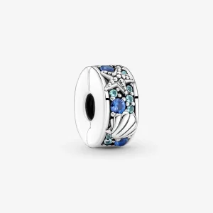 (image pour) Charm Clip Étoile de Mer et Coquillage Tropical Pandora - 791678C01