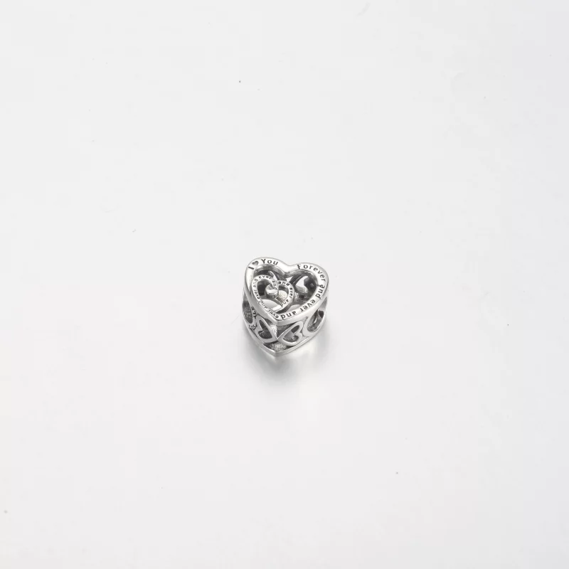 (image pour) Charm Cœurs Infinis Entrelacés Pandora - 790800C00 - Afficher 3
