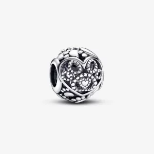 (image pour) Charm Pandora Bébé de Fourrure Cœurs et Empreintes - 792248C00