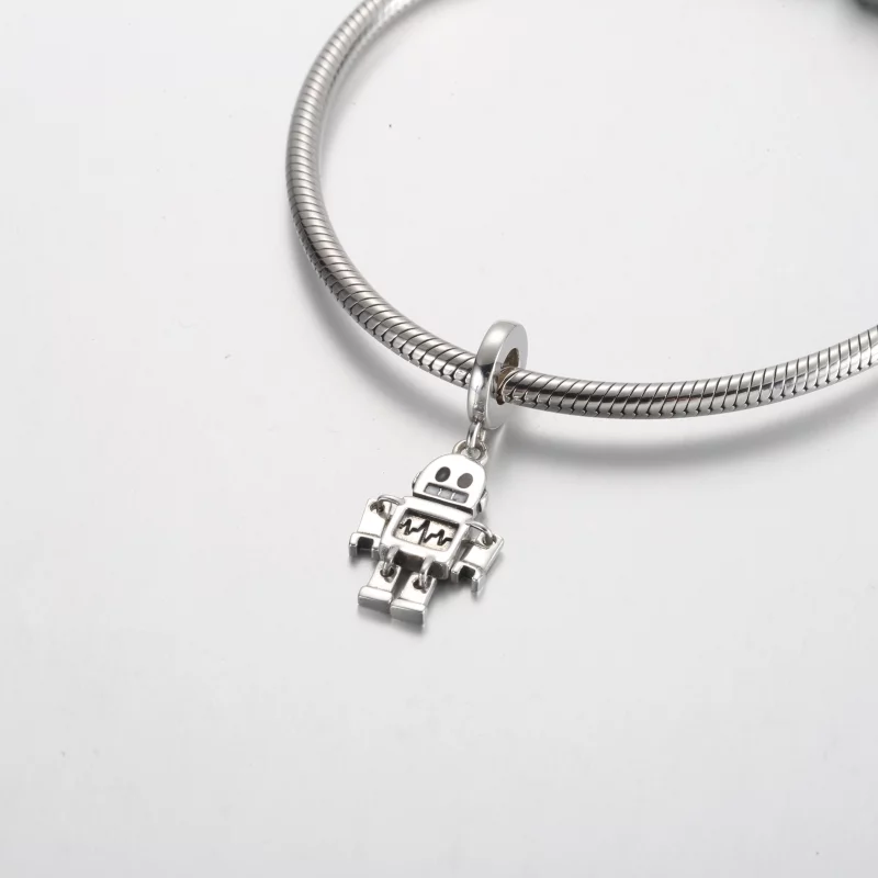 (image pour) Charm Pandora Bestie Bot Robot à suspendre - 792250C01 - Afficher 4