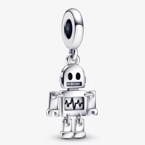 (image pour) Charm Pandora Bestie Bot Robot à suspendre - 792250C01