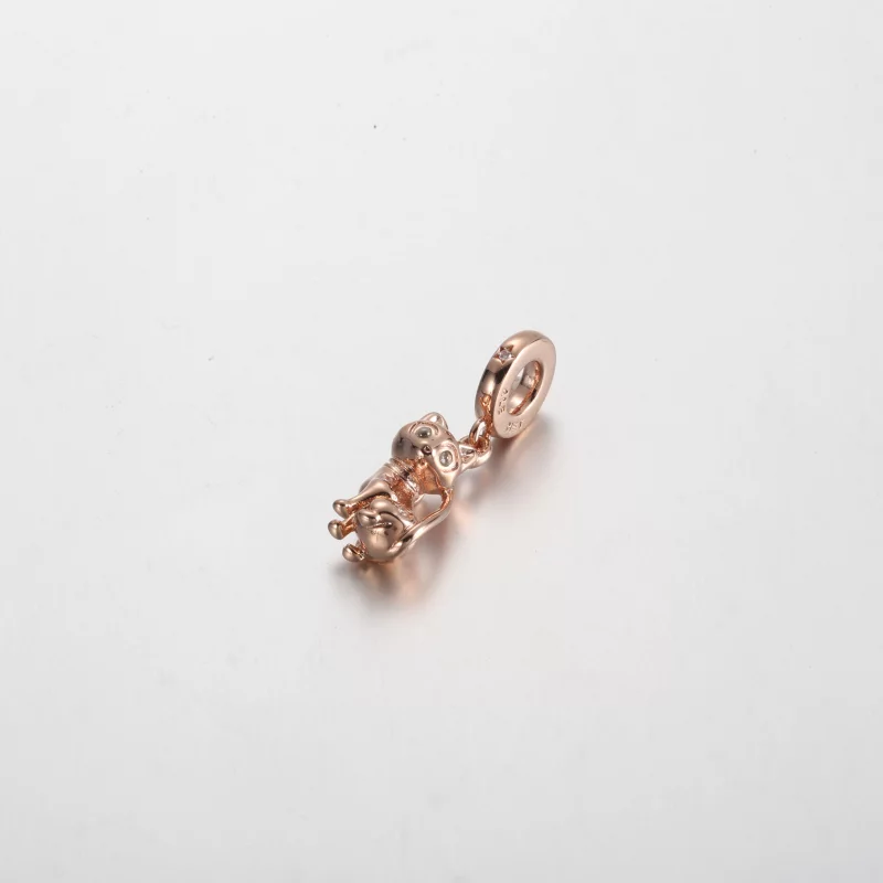 (image pour) Charm Pandora Chat de Compagnie Étincelant à Pendentif - 782259C01 - Afficher 2