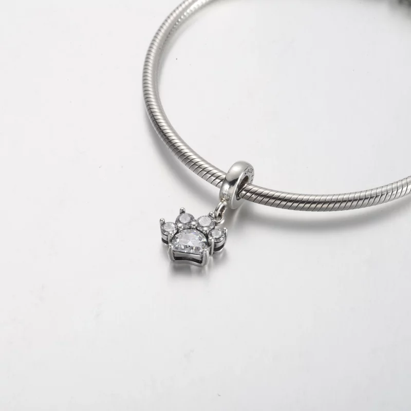 (image pour) Charm Pandora Éclatant Patte de Chat Suspendu - 792247C01 - Afficher 4