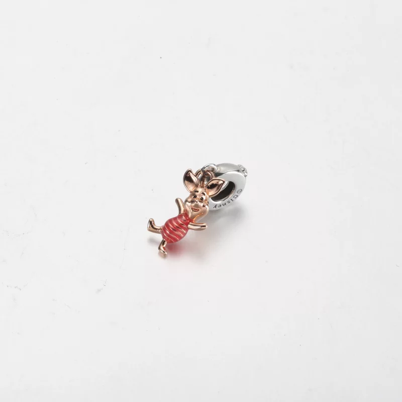 (image pour) Charm Pandora Disney Winnie l'Ourson Porcinet Suspendu - 782208C01 - Afficher 4