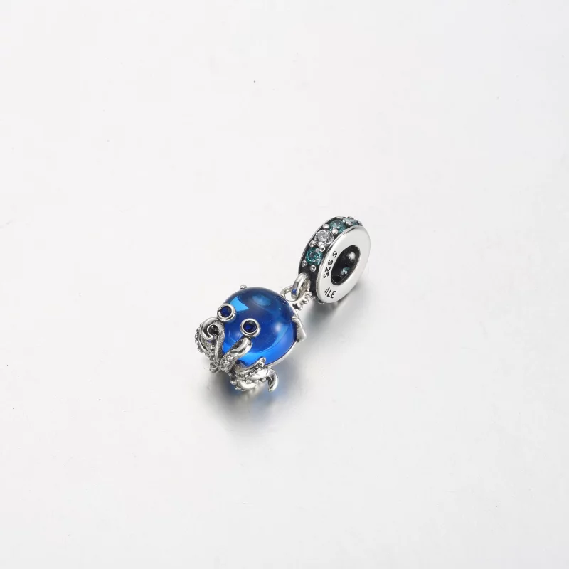 (image pour) Charm Pandora en Verre de Murano Mignon Poulpe Pendant - 791694C01 - Afficher 2