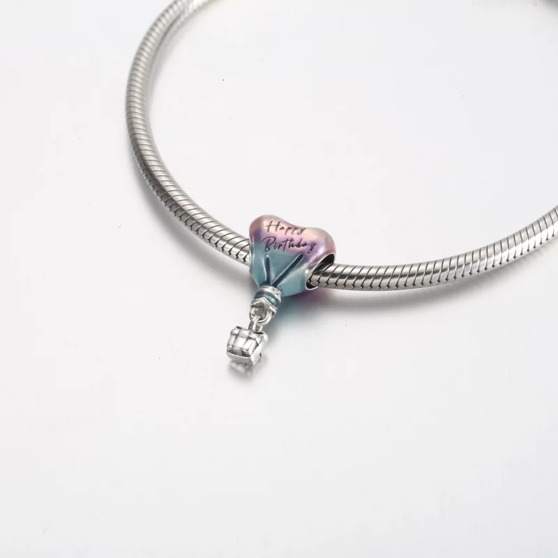 (image pour) Charm Pandora Montgolfière Joyeux Anniversaire - 791501C01 - Afficher 4