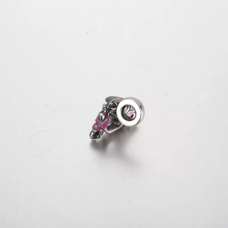(image pour) Charm Pandora Scooter Rose Suspendu - 791057C01 - Afficher 3