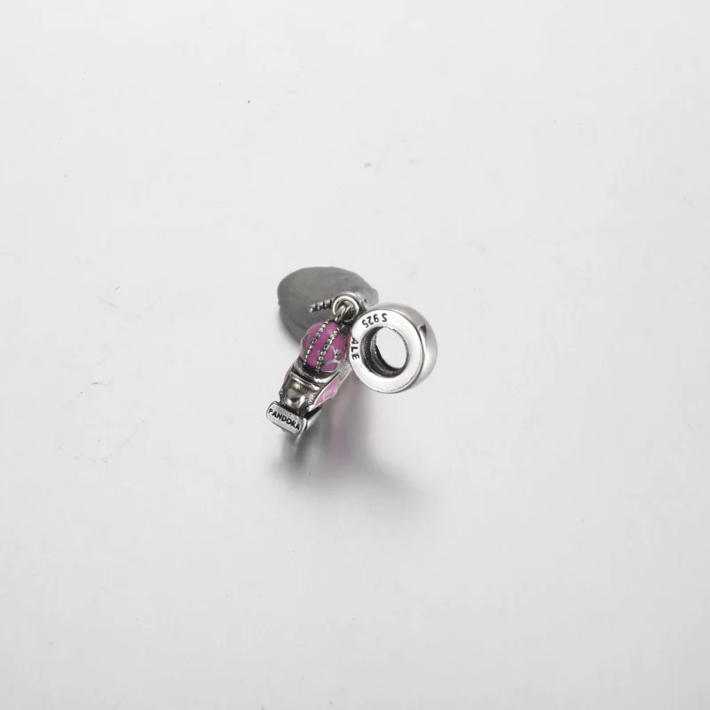 (image pour) Charm Pandora Scooter Rose Suspendu - 791057C01 - Afficher 4