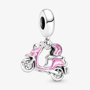 (image pour) Charm Pandora Scooter Rose Suspendu - 791057C01
