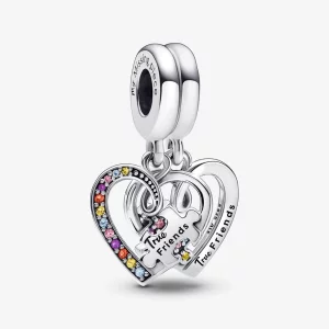 Charm pendent divisible Cœurs en pièce de puzzle amitié Pandora - 792239C01 (image pour) Charm pendent divisible Cœurs en pièce de puzzle amitié Pandora - 792239C01