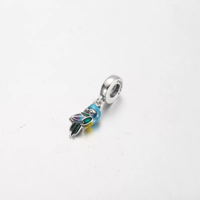 (image pour) Charm pendent Perroquet du Paradis de la Jungle Pandora - 791679C01 - Afficher 3
