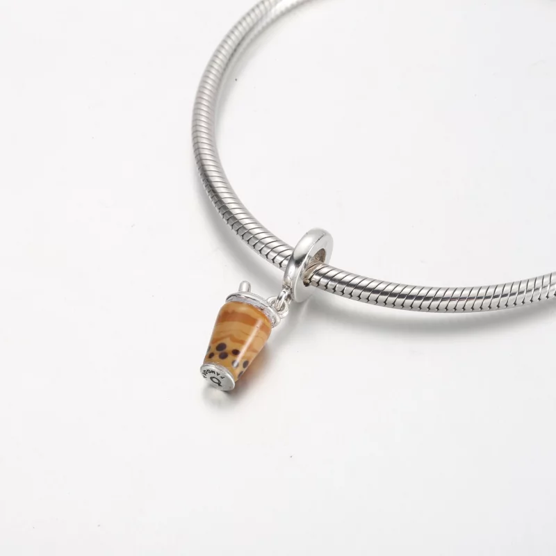 (image pour) Charm pendentif Bubble Tea en verre de Murano Pandora - 791685C01 - Afficher 4