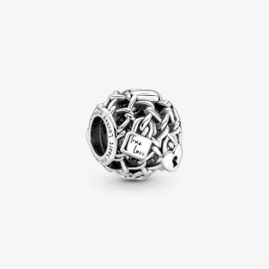 (image pour) Charm Pendentif Cadenas à Maillons Ajourés Pandora - 790071C00