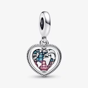 (image pour) Charm pendentif Globe Cœur Tournant Famille Pandora - 792240C01