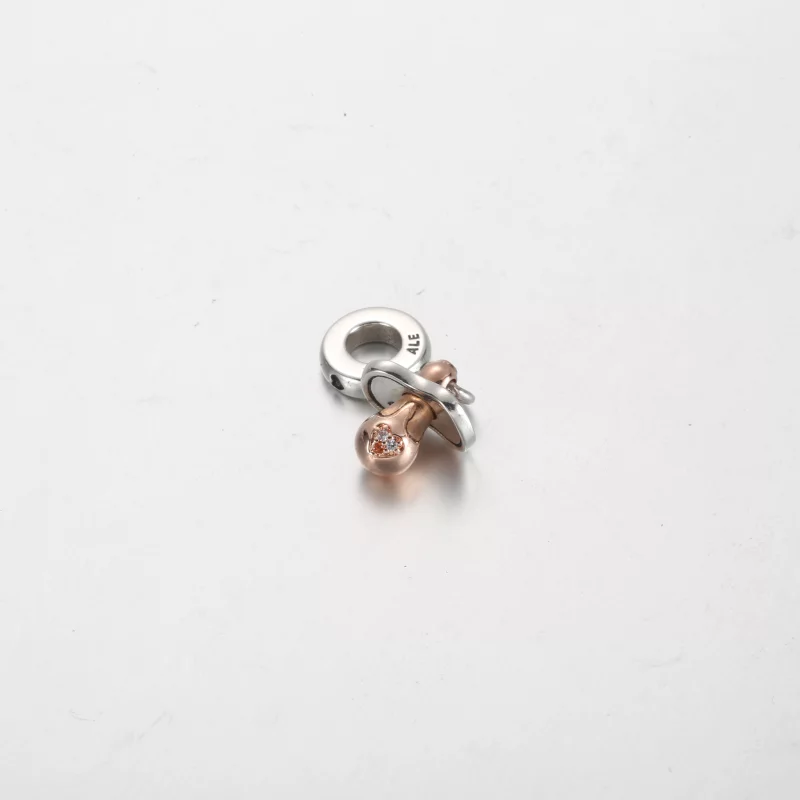 (image pour) Charm pendentique Sucette pour bébé Pandora - 781490C01 - Afficher 3