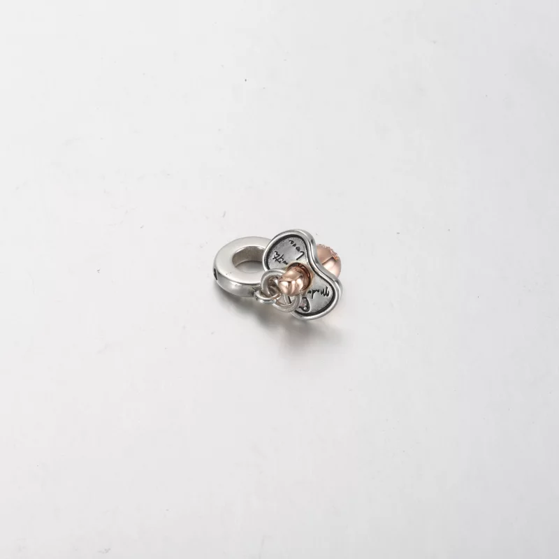 (image pour) Charm pendentique Sucette pour bébé Pandora - 781490C01 - Afficher 4