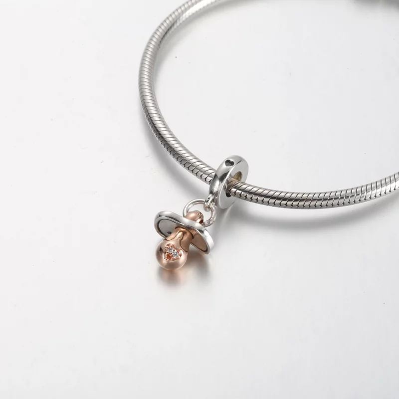 (image pour) Charm pendentique Sucette pour bébé Pandora - 781490C01 - Afficher 5
