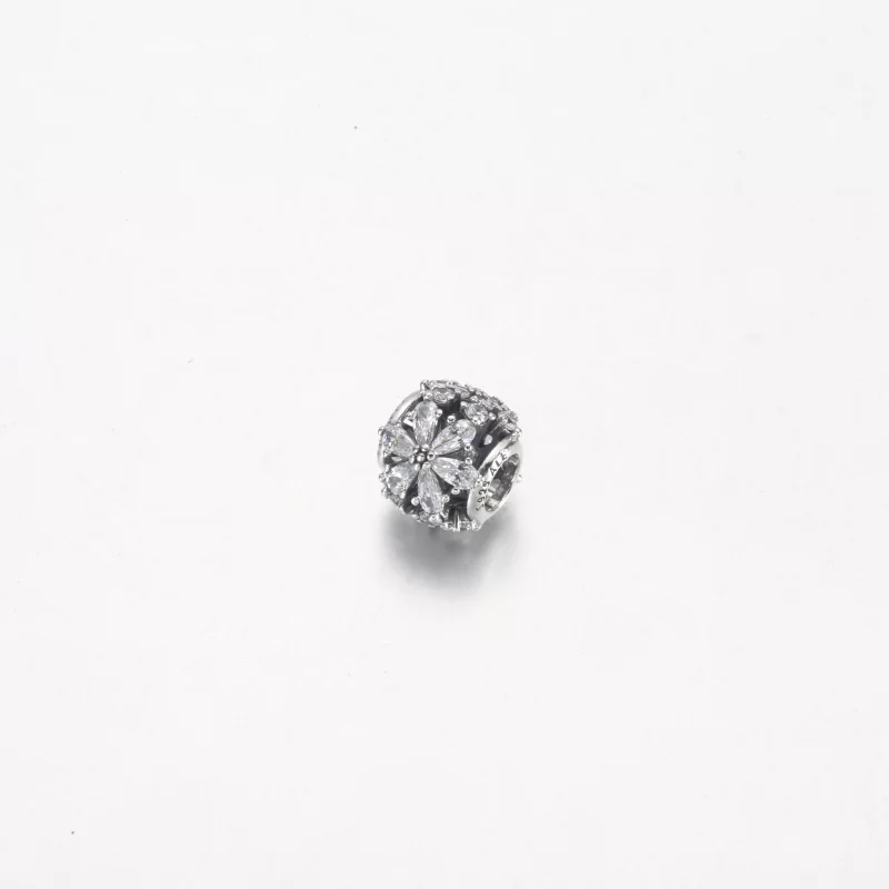 (image pour) Charm ronde Bouquet Herbager Étincelant Pandora - 792383C01 - Afficher 2