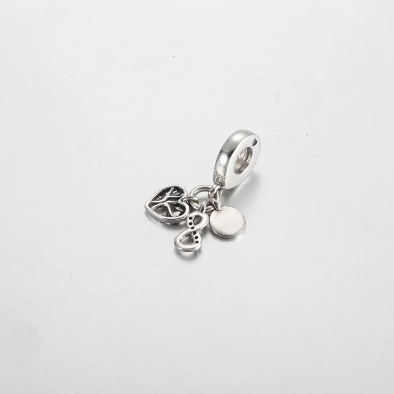 (image pour) Charm Triple Suspendu Infini Famille Pandora - 792201C01 - Afficher 3
