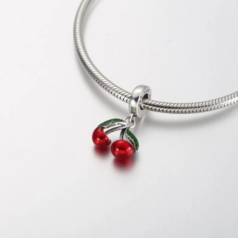 (image pour) Charme asymétrique Pandora à motif cerises - 791583C01 - Afficher 5