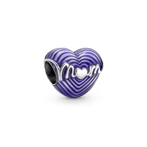 (image pour) Charme Cœur Maman Amour Rayonnant Pandora - 791160C01
