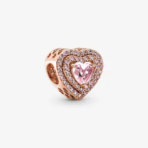 (image pour) Charme Cœur Étoilé Nivellé Pandora - 789218C01