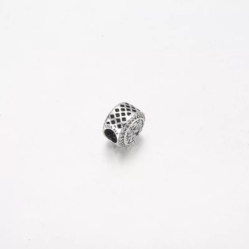 (image pour) Charme en argent sterling imprimé Panthère Noire Pandora - 792016CZ_E023 - Afficher 3