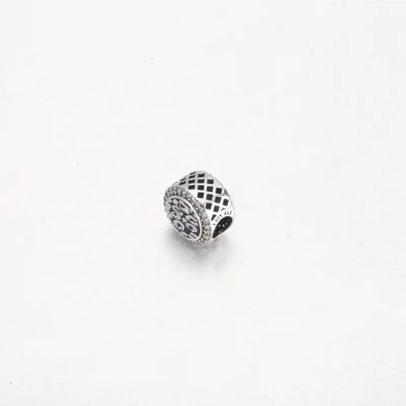 (image pour) Charme en argent sterling imprimé Panthère Noire Pandora - 792016CZ_E023 - Afficher 4