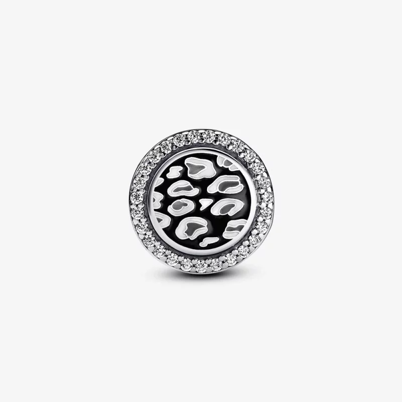 (image pour) Charme en argent sterling imprimé Panthère Noire Pandora - 792016CZ_E023 - Afficher 6