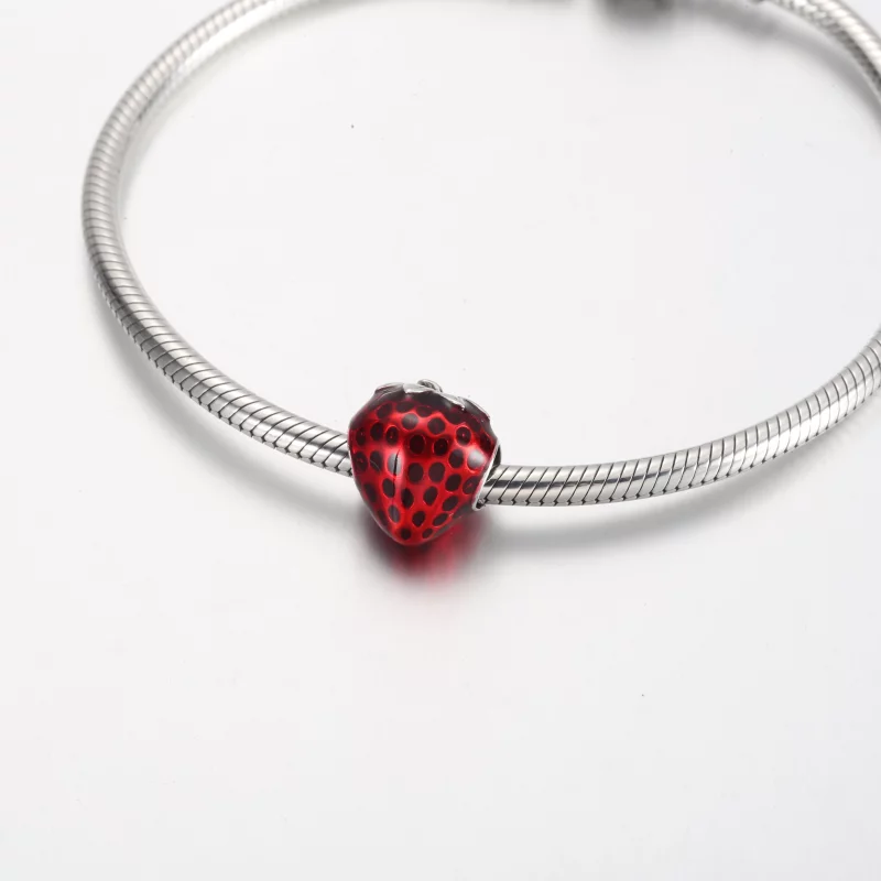 (image pour) Charme Fruit Fraise Graines Pandora - 791681C01 - Afficher 5