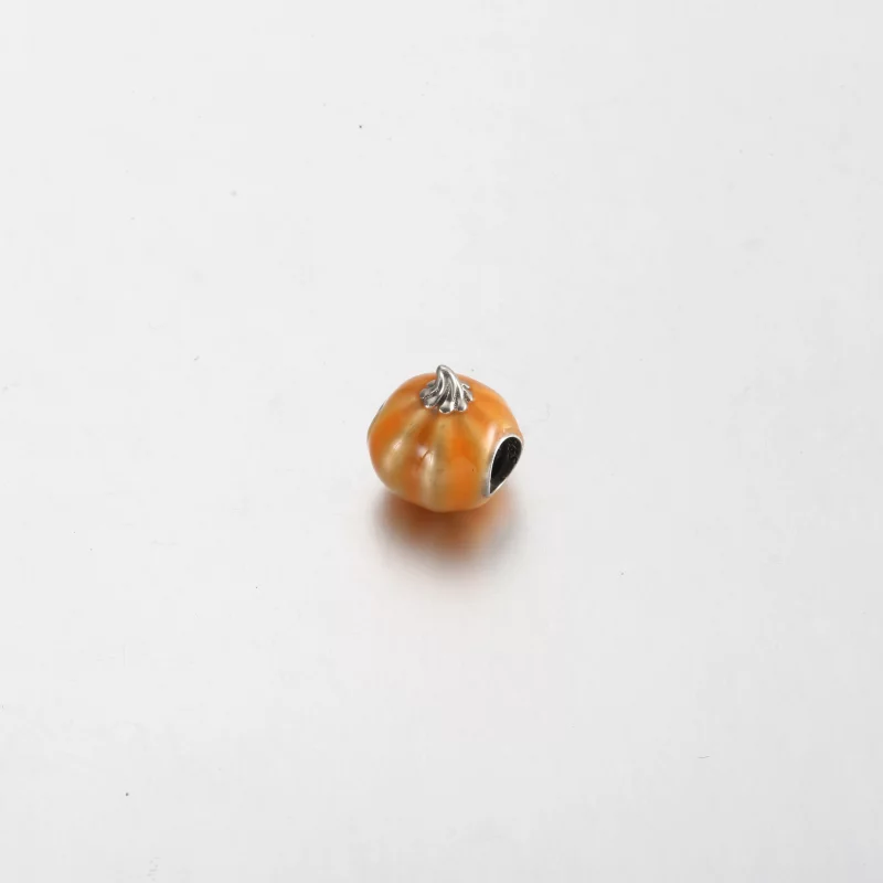 (image pour) Charme Pandora Citrouille Effrayante Fluorescente - 792291C01 - Afficher 3