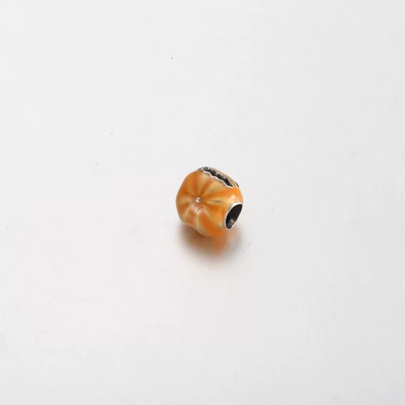 (image pour) Charme Pandora Citrouille Effrayante Fluorescente - 792291C01 - Afficher 4