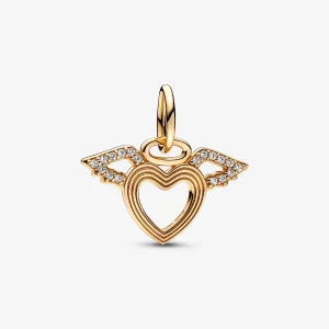 (image pour) Charme Pandora Cœur et Ailes d'Ange à Pampille - 752362C01