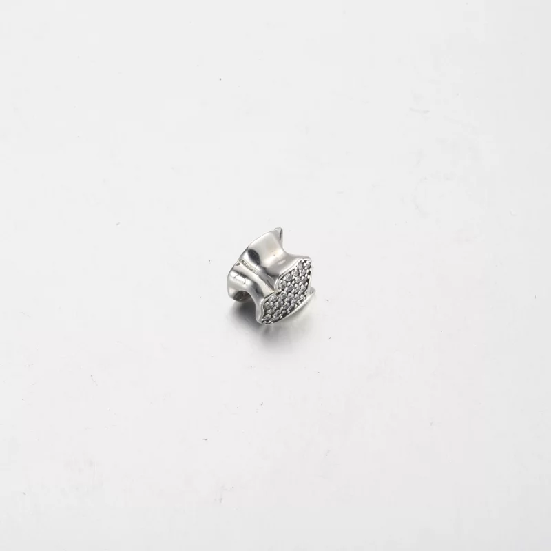 (image pour) Charme Pandora Ginkgo en argent sterling - 792430C01 - Afficher 3