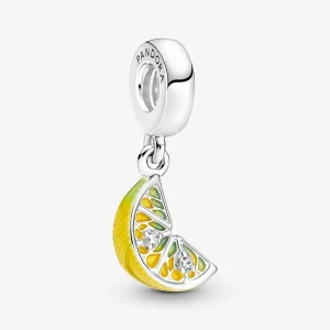 (image pour) Charme pendentif pampille fruit pétillant tranche de citron Pandora - 791696C01