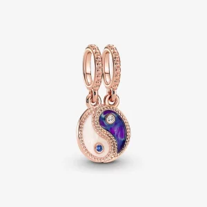 (image pour) Charme Pendentif Scintillant Yin & Yang Séparable Pandora - 780098C01