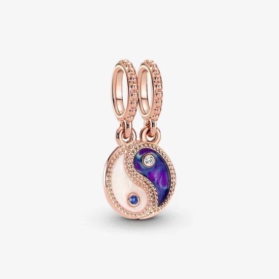 (image pour) Charme Pendentif Scintillant Yin & Yang Séparable Pandora - 780098C01