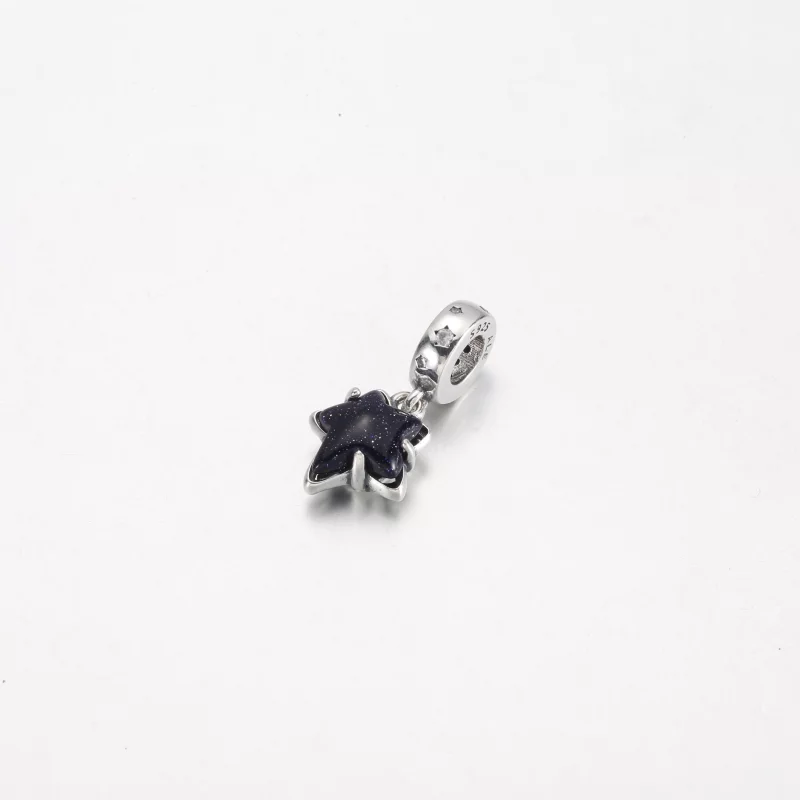 (image pour) Charme à Pendentif Étoile Galaxie Céleste en Verre de Murano Pandora - 792368C01 - Afficher 2