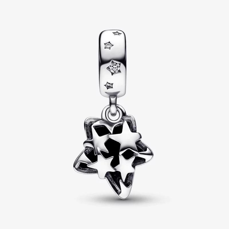 (image pour) Charme à Pendentif Étoile Galaxie Céleste en Verre de Murano Pandora - 792368C01 - Afficher 5