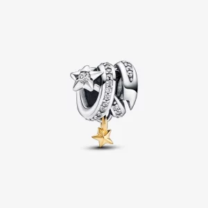 Charme Spirale Étoile Filante Pandora - 762206C01 (image pour) Charme Spirale Étoile Filante Pandora - 762206C01