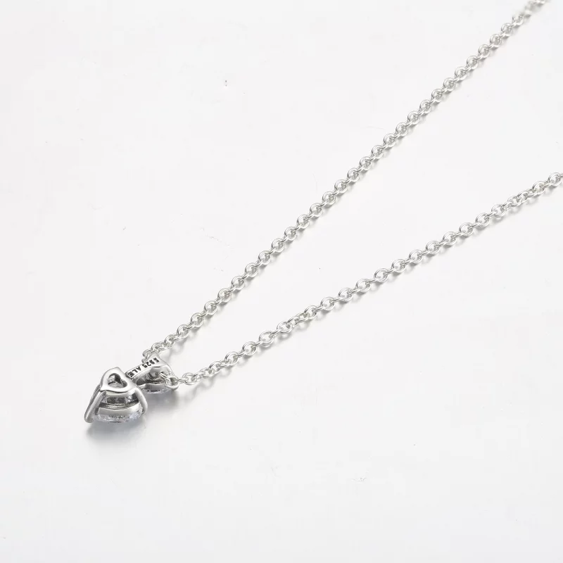 (image pour) Collier Pendent Cœur Double Étincelant Pandora - 391229C01 - Afficher 3