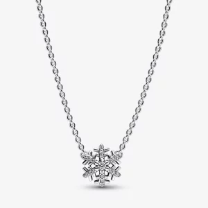 (image pour) Collier Pendentif Flocon de Neige Étincelant Pandora - 392371C01