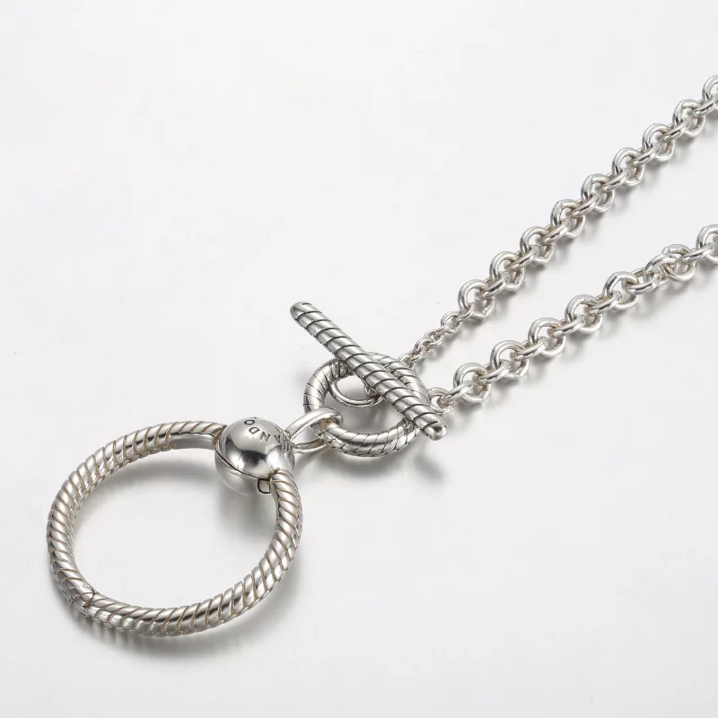 (image pour) Collier Pendentif O Moments Pandora à barre T - 391157C00 - Afficher 2