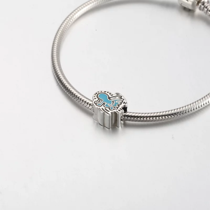 (image pour) Keith Haring™ x Pandora Charme Ange Radieux - 792219C01 - Afficher 5