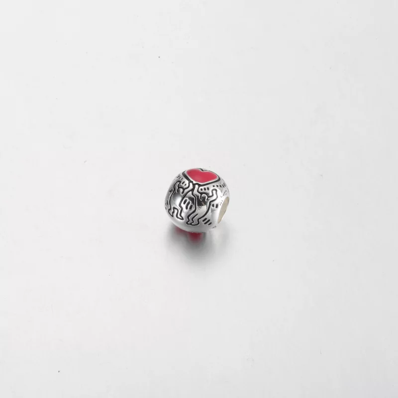 (image pour) Keith Haring™ x Pandora Love & Figures Charm - 792225C01 - Afficher 3