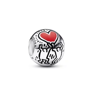 (image pour) Keith Haring™ x Pandora Love & Figures Charm - 792225C01