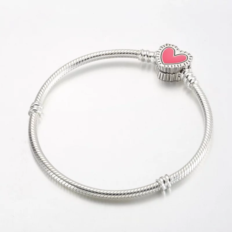 (image pour) Keith Haring™ x Pandora Moments Bracelet Chaîne Serpent Cœur Radieux - 592217C01 - Afficher 2