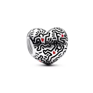 (image pour) Keith Haring™ x Pandora Pendent Graphique Personnages - 792224C01