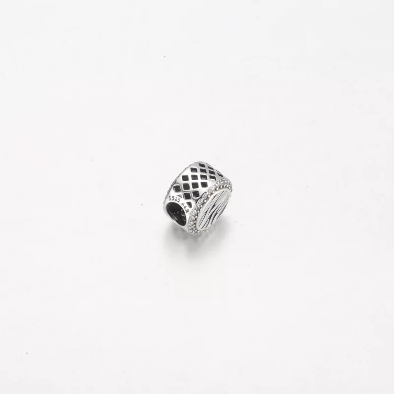 (image pour) Pandora Charm en argent sterling imprimé zébré - 792016CZ_E025 - Afficher 3